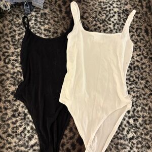 Chic Kids Bodysuit Set - Black and White